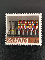 Zambia 1968 - Glasvenster in kathedraal Lusaka, Postzegels en Munten, Postzegels | Afrika, Zambia, Ophalen of Verzenden, Gestempeld