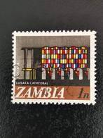 Zambia 1968 - Glasvenster in kathedraal Lusaka, Ophalen of Verzenden, Zambia, Gestempeld