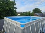 intex 4M x 2M x 1.22M bovengrondse zwembaden, Gebruikt, 200 tot 300 cm, Opzetzwembad, 200 tot 400 cm