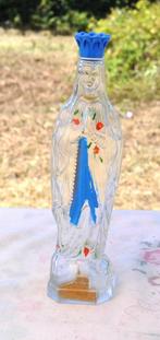 bouteille vierge marie lourdes en verre, Ophalen of Verzenden