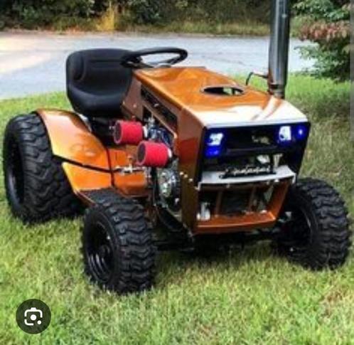 Achète Tracteur tondeuse tout état, Tuin en Terras, Zitmaaiers, Gebruikt, 90 tot 120 cm, Elektrische starter, Mulchfunctie, Opvangzak