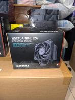 Noctua NH-U12A chromax.zwart, Computers en Software, Computerkoelers, Ophalen of Verzenden, Zo goed als nieuw, Koelpasta