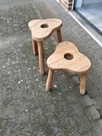 Houten bijzet stoeltjes, Enlèvement, Utilisé, Bois