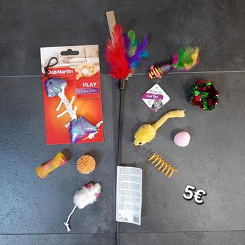 Kattenspeelgoed set nr 4 beschikbaar voor biedingen