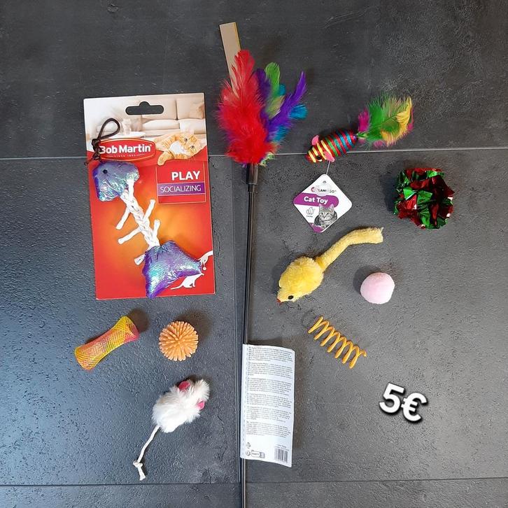 Kattenspeelgoed set nr 4, Dieren en Toebehoren, Kattenspeelgoed, Nieuw, Ophalen of Verzenden