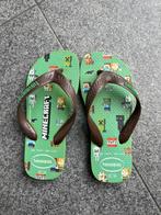 Havaianas teenslippers minecraft maat 31 / 32, Ophalen of Verzenden, Zo goed als nieuw