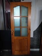 Magnifique porte vitrée en bois 2,05X0,73, Bricolage & Construction, Bricolage & Rénovation Autre, Comme neuf, Enlèvement