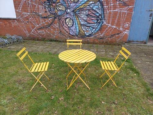 Vintage tuinsets te koop, Tuin en Terras, Tuinsets en Loungesets, Gebruikt, Tuinset, Hout, Ophalen