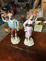 Vintage Capodimonte beeldjes, Ophalen, Gebruikt, Mens