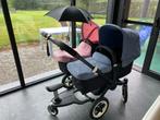 Bugaboo Donkey (twin versie) - volledige set, Kinderen en Baby's, Kinderwagens en Combinaties, Gebruikt, Verstelbare duwstang
