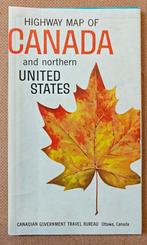 Canada, highway map of Canada and northern United States, Boeken, Atlassen en Landkaarten, Ophalen of Verzenden, Zo goed als nieuw