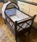 Bretoens massief houten babybedje opwieltjes, Kinderen en Baby's, Babywiegjes en Ledikanten, Ophalen, Gebruikt, Wieg