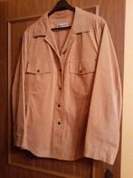 Blouse/veste côtelée couleur camelle - taille 44/46, Enlèvement