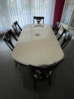 Eetkamer Armobil / salle à manger Armobil, Huis en Inrichting, Ophalen, Zo goed als nieuw, Italiaanse luxe eetkamerset, 4 tot 6 stoelen