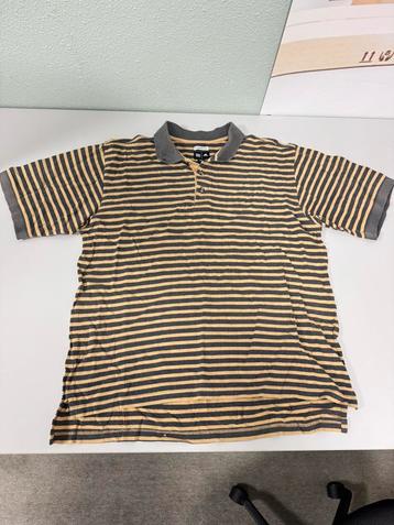 Vintage jaren 60 Adidas Golf katoenen poloshirt gestreept M beschikbaar voor biedingen