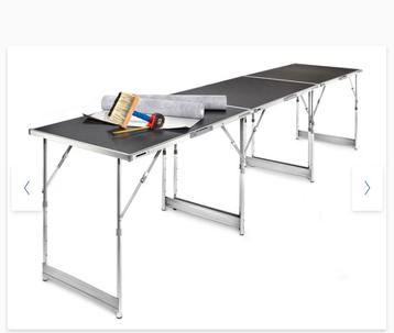 Multifunctionele tafelset 3x1 m.(als nieuw)