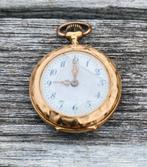 14 karaat gouden antieken dames zakhorloge, Handtassen en Accessoires, Horloges | Dames, Ophalen of Verzenden, Goud, Zakhorloge