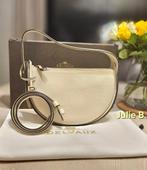 Delvaux Pin Pon + certificaat + lange riem, Ophalen of Verzenden, Zo goed als nieuw, Beige, Handtas