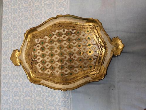 Oud houten dienblad, Huis en Inrichting, Woonaccessoires | Dienbladen, Gebruikt, Ophalen