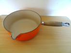 Le Creuset sauspan steelpan 20. Geëmailleerd gietijzer, Gebruikt, Gietijzer, Overige typen, Ophalen of Verzenden