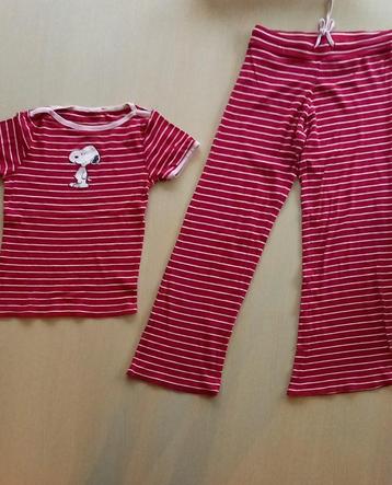 Zomerpyjama SNOOPY voor meisjes (H&M), maat 8j beschikbaar voor biedingen