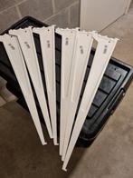 6 schabdragers wit 60 cm, Huis en Inrichting, Woonaccessoires | Wandplanken en Boekenplanken, Ophalen of Verzenden, Zo goed als nieuw