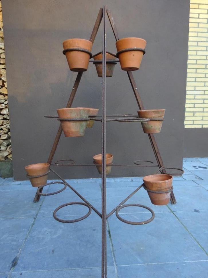 Bloemen-, planten-, kruiden-, aardbeienrek, Tuin en Terras, Bloembakken en Plantenbakken, Balkon, Ophalen