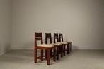 Set of 4 Dutch Hague School oak dining chairs, 1925-1935, Antiek en Kunst, Ophalen