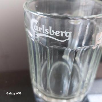 Zeldzaam bierglas van Carlsberg 