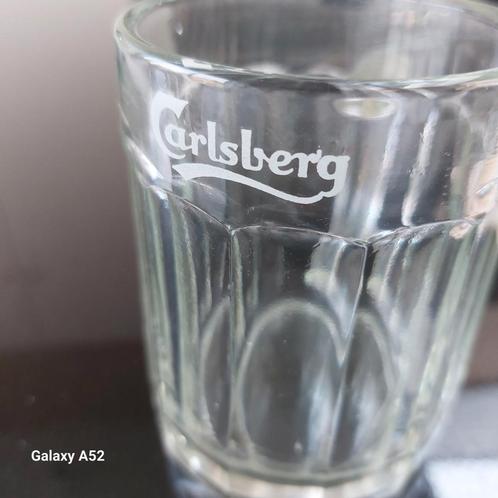 Zeldzaam bierglas van Carlsberg, Verzamelen, Glas en Drinkglazen, Zo goed als nieuw, Bierglas, Ophalen of Verzenden