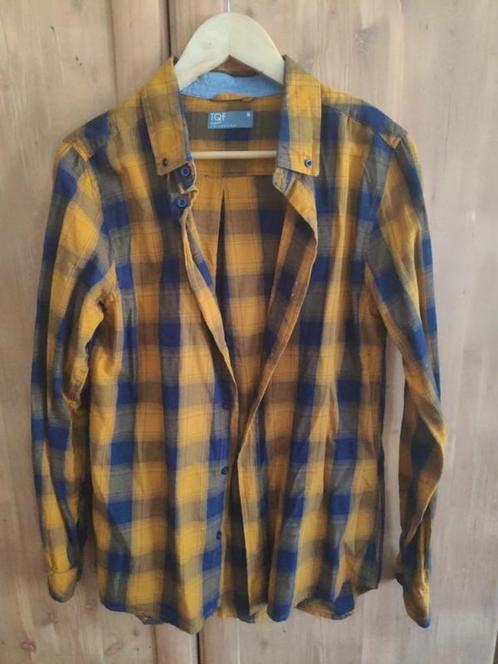 Geruit overhemd TQF Small, Kleding | Heren, Overhemden, Zo goed als nieuw, Ophalen of Verzenden