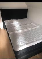 Boxspring, Huis en Inrichting, Slaapkamer | Boxsprings, Ophalen, Gebruikt, Zwart, Tweepersoons