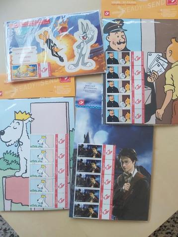 Timbres Duostamp, Tintin, Harry Potter, Looney Tunes, Enlèvement ou Envoi, Non oblitéré, Autres thèmes
