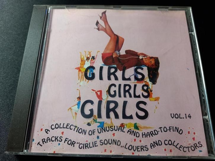 Girls Girls Girls Volume 14 Popcorn oldies Cd = Mint, Cd's en Dvd's, Cd's | Pop, Zo goed als nieuw, 1960 tot 1980, Ophalen of Verzenden