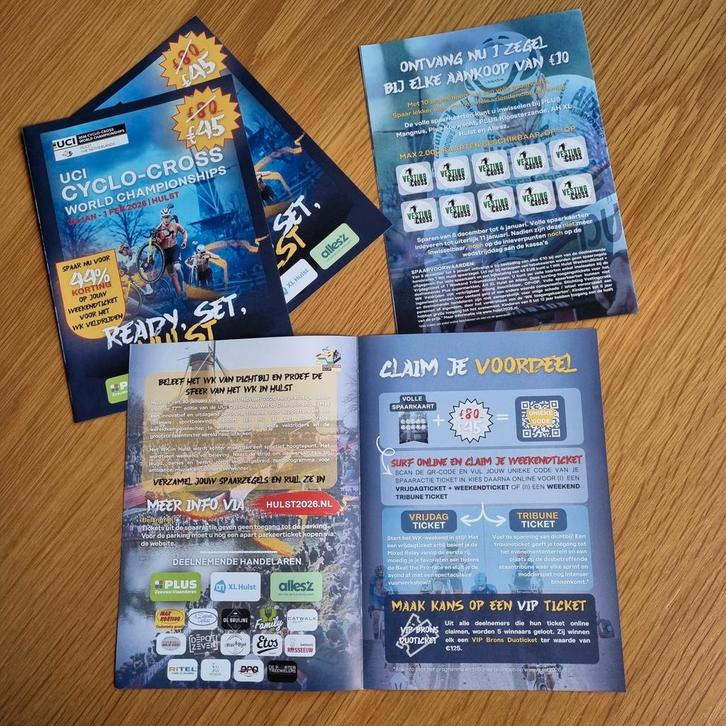 World Championship Cyclo-Cross 2026 Hulst (ZVL) - spaarkaart, Tickets en Kaartjes, Kortingen en Cadeaubonnen