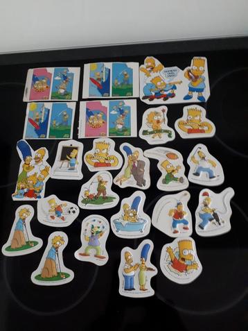 27 stuks stickers Simpsons jaren 90