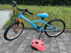 Vélo 20” Btwin bleu et orange 6 a 8 ans, Fietsen en Brommers, Fietsen | Crossfietsen en BMX, Ophalen, Zo goed als nieuw