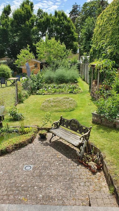 Antieke Indische gietijzeren bank, Tuin en Terras, Tuinbanken, Gebruikt, Metaal, Ophalen