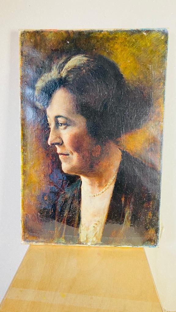 Schilderij op doek, Georges Rogy, Antiek en Kunst, Kunst | Schilderijen | Klassiek, Ophalen