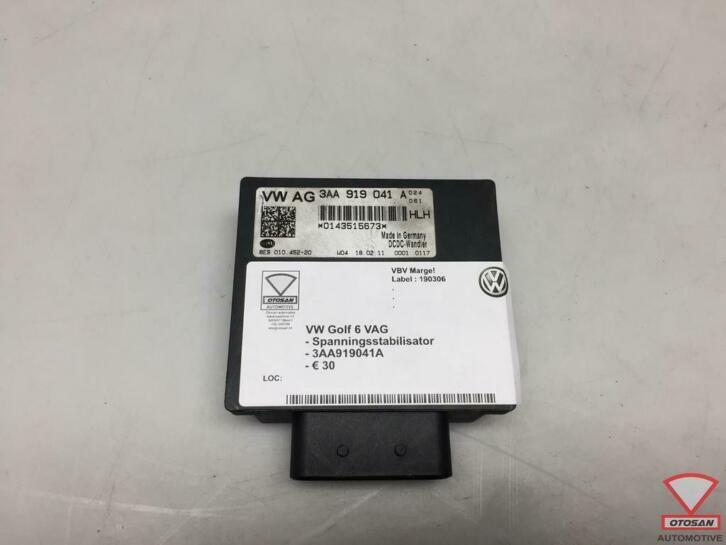 vw golf 6 vag spanningsstabilisator 3aa919041a, Auto-onderdelen, Elektronica en Kabels, Volkswagen, Gebruikt