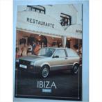 Seat Ibiza Brochure 1987 #3 Nederlands, Livres, Utilisé, Enlèvement ou Envoi