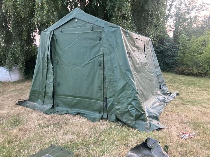 Land rover MK4 9x9 pvc tent, Caravans en Kamperen, Tenten, Gebruikt, Ophalen