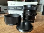 Objectif Sigma 35mm f2.0 DG DN Contemporary (Sony E-mount), Ophalen, Zo goed als nieuw, Standaardlens