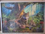 Ingelijste puzzel van wolf met kleintjes, Enlèvement