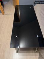 Bureau en verre noir, Enlèvement ou Envoi, Comme neuf, Bureau