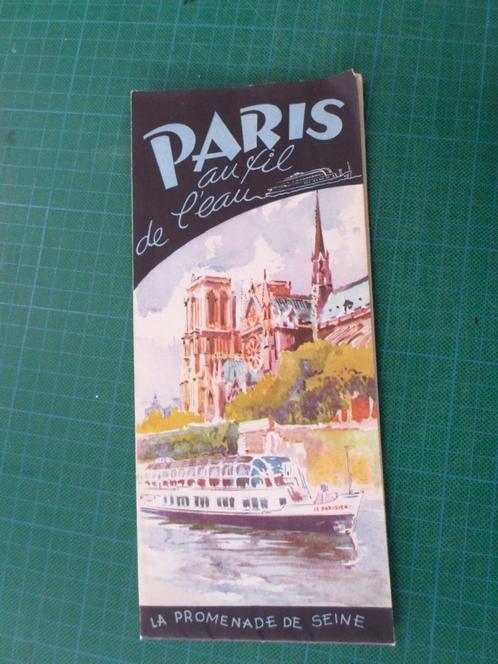 Paris au fil de l’eau – années ‘50 - La promenade de Seine, Boeken, Atlassen en Landkaarten, Gelezen, Overige typen, Frankrijk