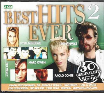 2 CD Best Hits Ever 2 - 30 Original Hits From The 80's-90's, Enlèvement ou Envoi, Comme neuf, Pop rock