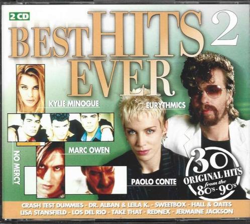 2 CD Best Hits Ever 2 - 30 Original Hits From The 80's-90's, Cd's en Dvd's, Cd's | Rock, Zo goed als nieuw, Poprock, Ophalen of Verzenden