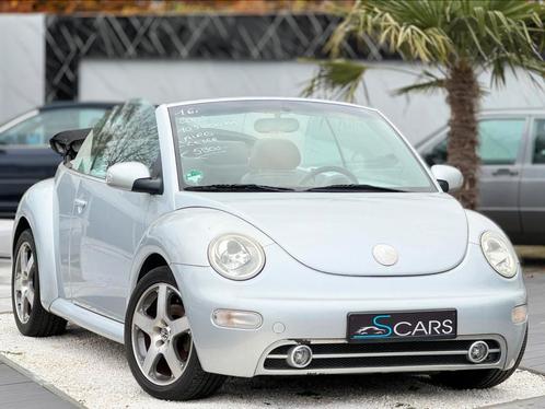 Vw Beetle Cabrio 1.6i * 105.000 km * Leder * Export !!!, Auto's, Volkswagen, Bedrijf, Te koop, Beetle (Kever), Airbags, Airconditioning