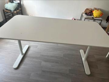 Table ikea blanche  160x80 cm, Enlèvement, Comme neuf, Bureau